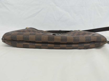 LOUIS VUITTON Damier Bloomsbury Shoulder Bag with Surface Cracks