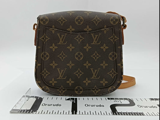 LOUIS VUITTON LP1900 Monogram Shoulder Bag, Monogram Saint-Cloud MM M51243, Made in 1990, with a torn strap.