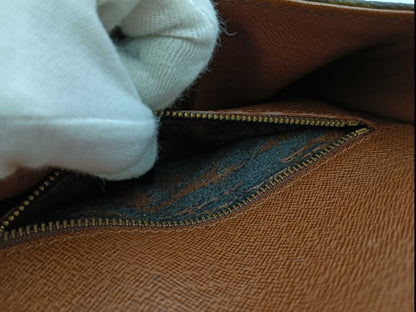 LOUIS VUITTON LP1900 Monogram Shoulder Bag, Monogram Saint-Cloud MM M51243, Made in 1990, with a torn strap.