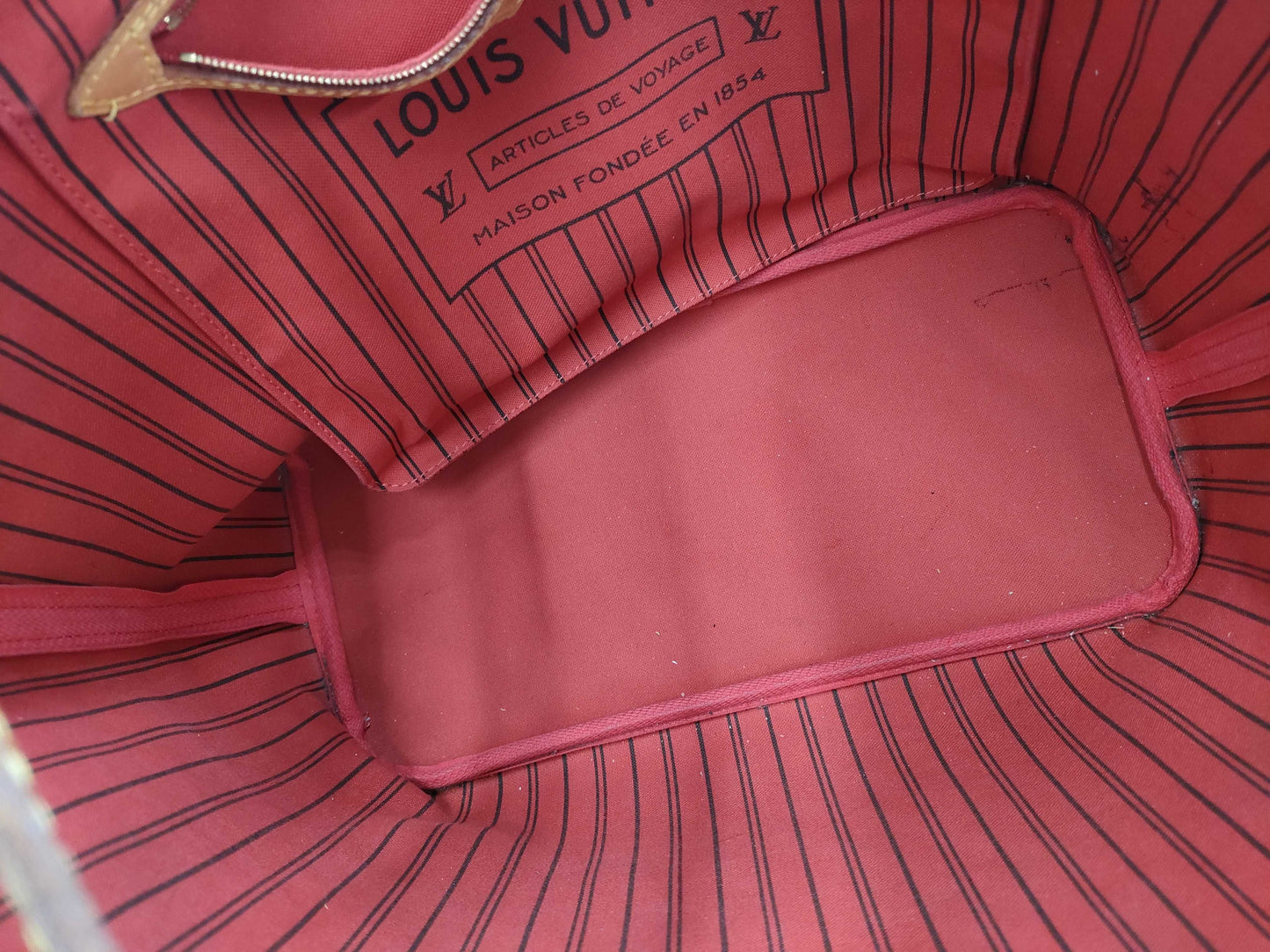 LOUIS VUITTON AR0167 Monogram M40156 Neverfull MM Old Model Tote Bag