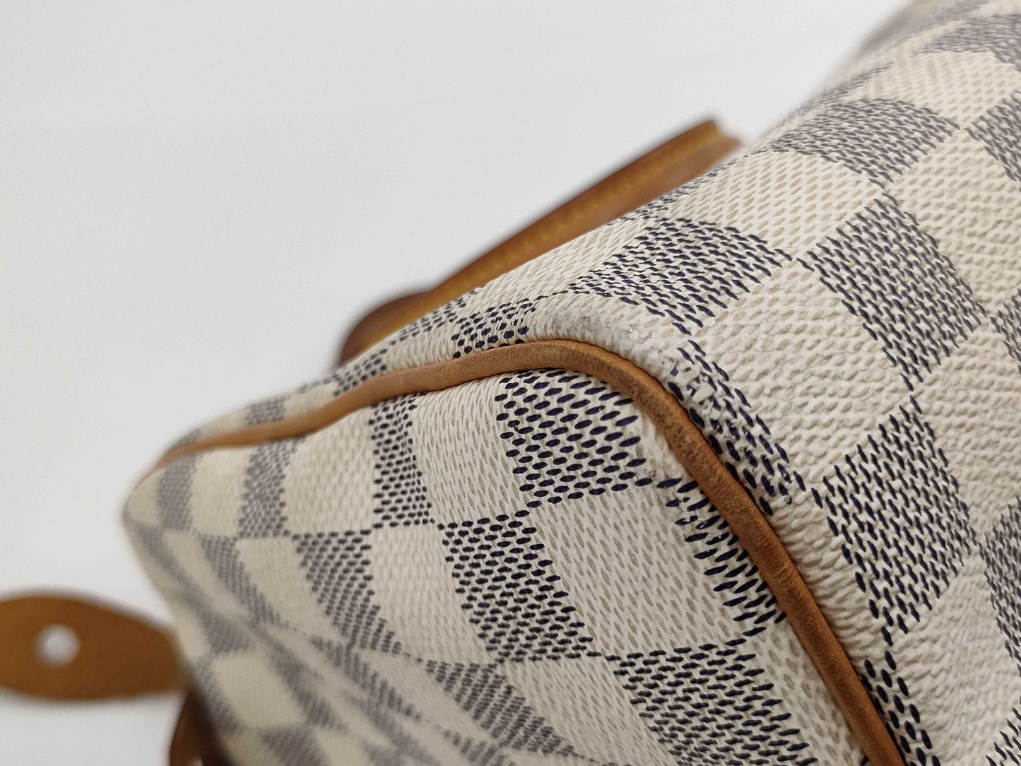 LOUIS VUITTON MB4048 Damier Azur Speedy 25 Boston Bag