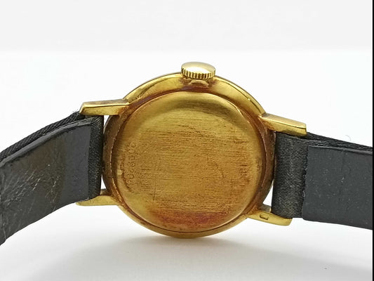 Hand-wound K18 ladies' watch