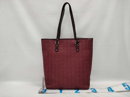 Salvatore Ferragamo Gancini Embossed Tote Bag