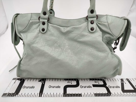 BALENCIAGA The Giant City 115748 Leather 2-Way Handbag
