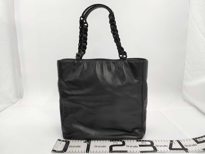 CHANEL 5284653 Lambskin Coco Plastic Chain Tote, No. 5 Handbag