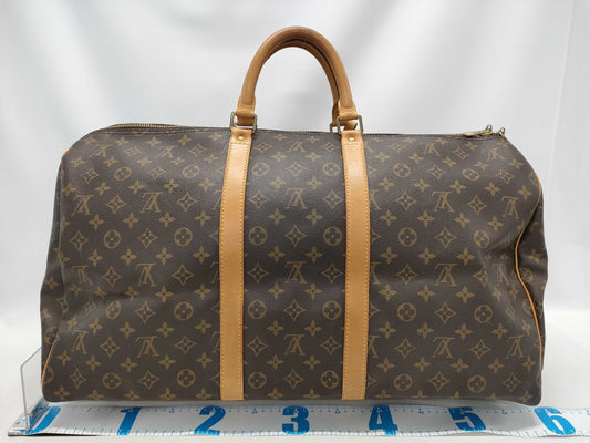 LOUIS VUITTON Monogram M41414 Keepall Bandouliere 55 Boston Bag