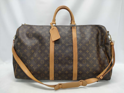 LOUIS VUITTON Monogram M41414 Keepall Bandouliere 55 Boston Bag