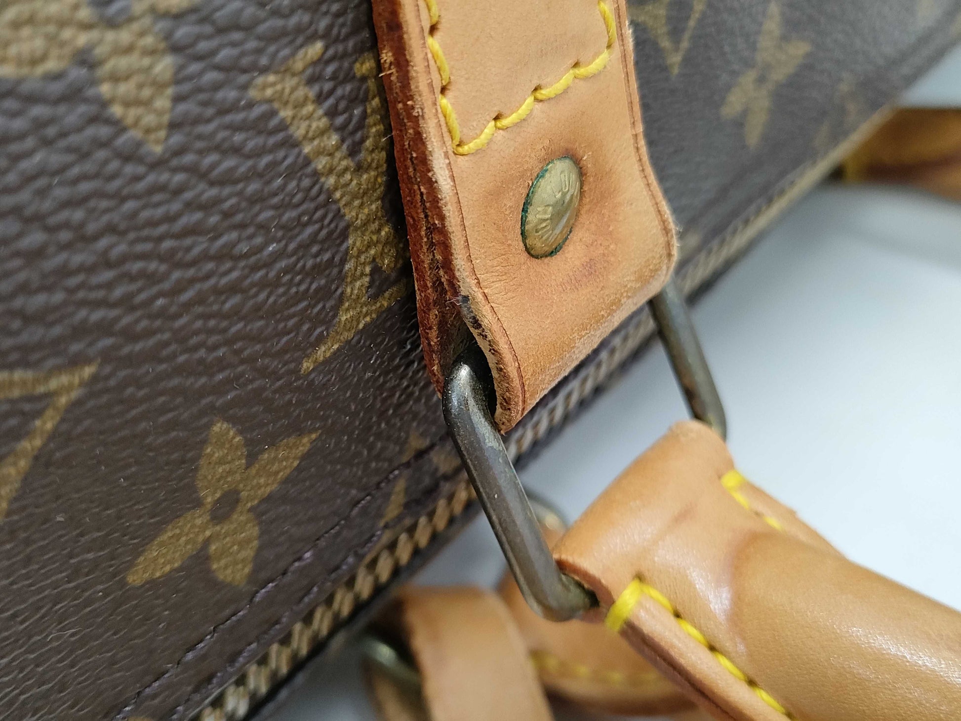 LOUIS VUITTON Monogram M41414 Keepall Bandouliere 55 Boston Bag