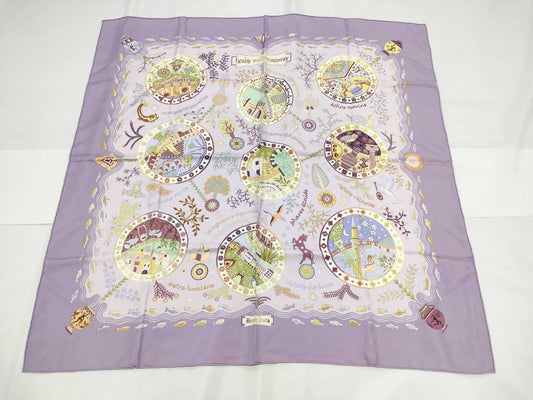 HERMES Carré Mediterranean Port Town Scarf