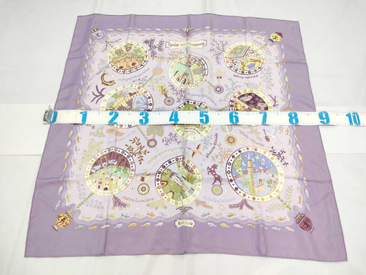 HERMES Carré Mediterranean Port Town Scarf