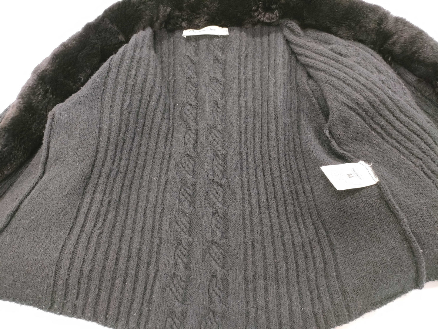 Dior rabbit fur jacket jacket