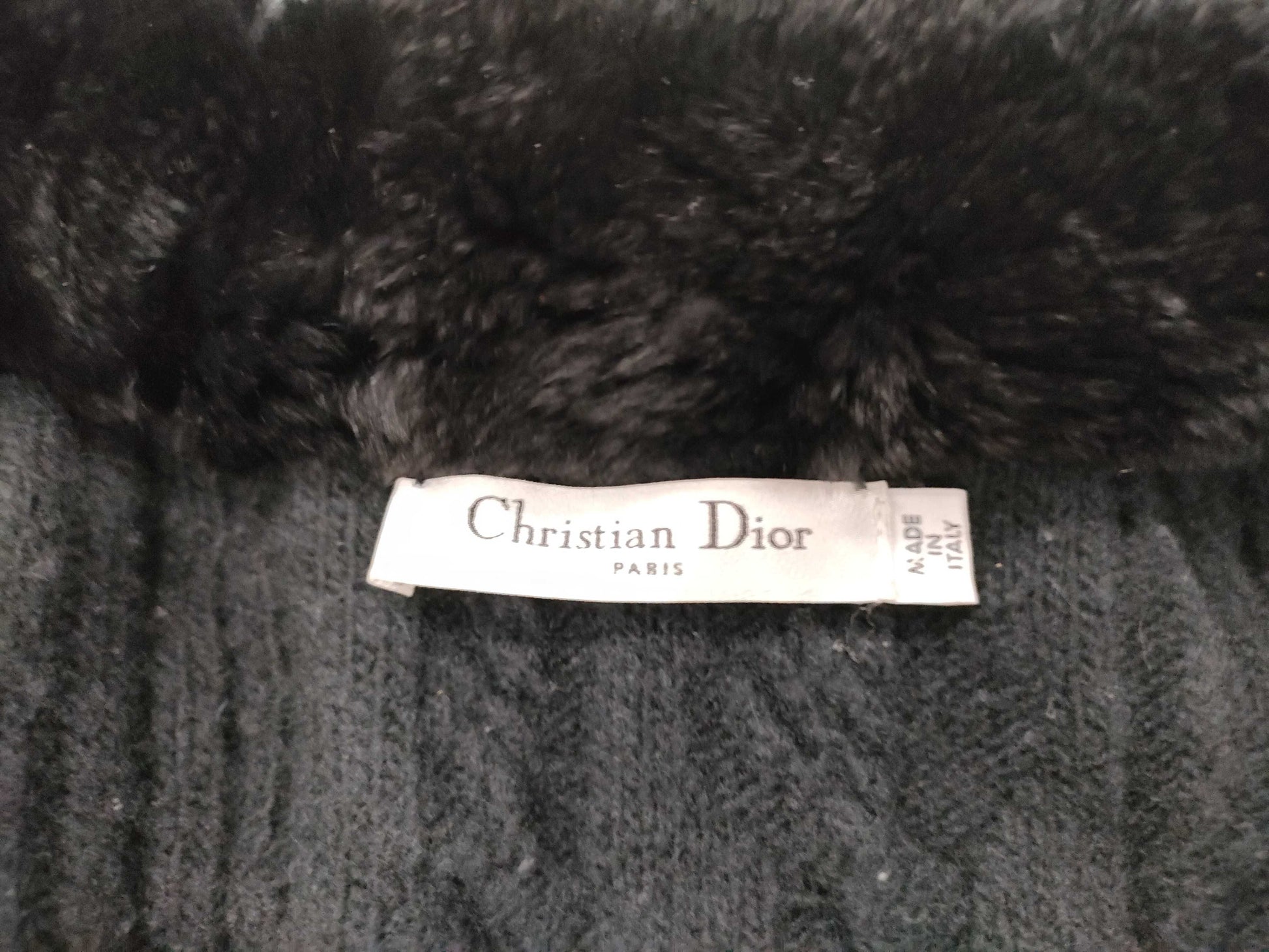 Dior rabbit fur jacket jacket