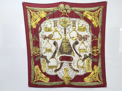 HERMES Carre 90 ETRIERS Scarf