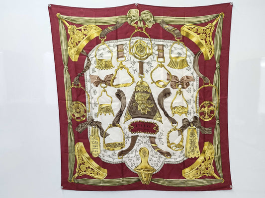 HERMES Carre 90 ETRIERS Scarf