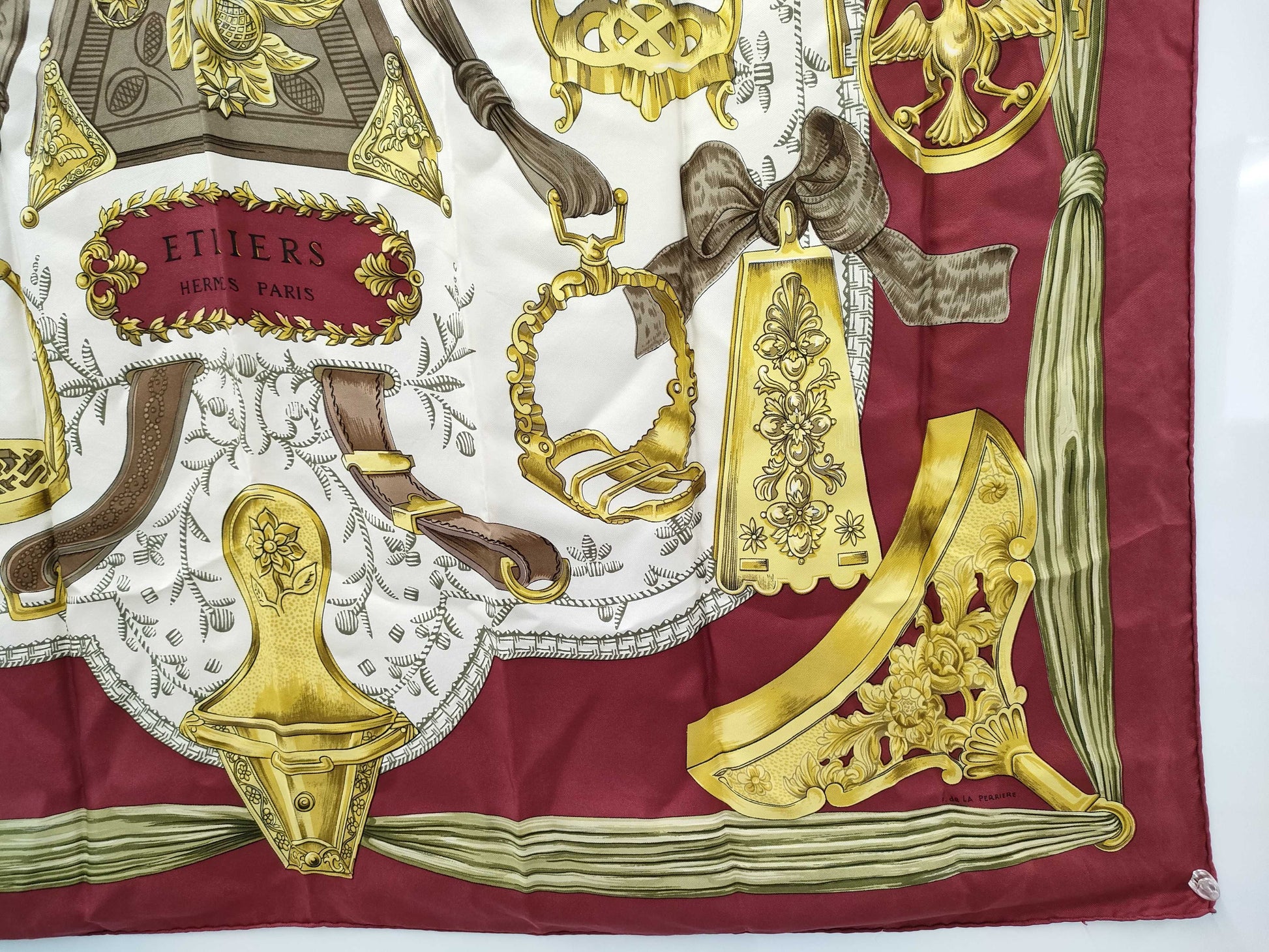HERMES Carre 90 ETRIERS Scarf