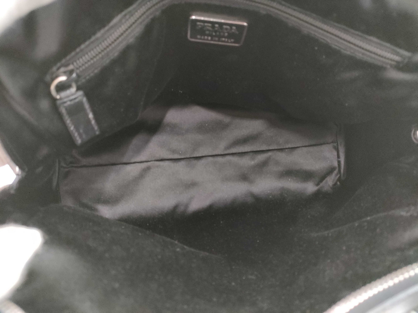 PRADA leather handbag black handbag