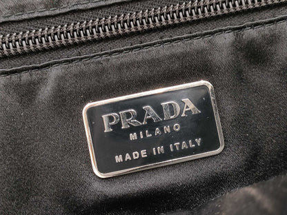 PRADA leather handbag black handbag