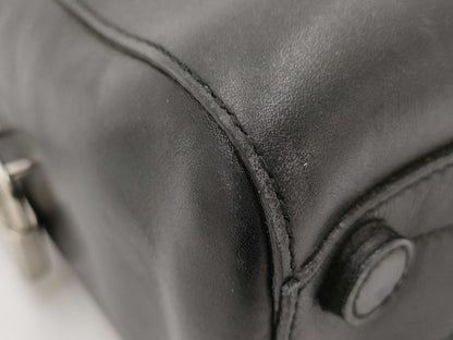 PRADA leather handbag black handbag