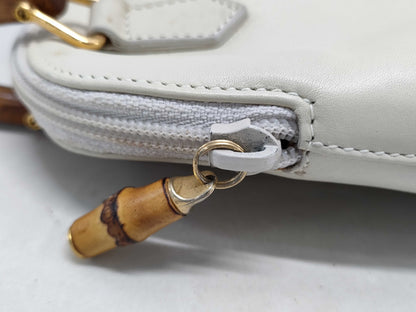 GUCCI Bamboo 007 1014 0231 2-Way Bag Handbag