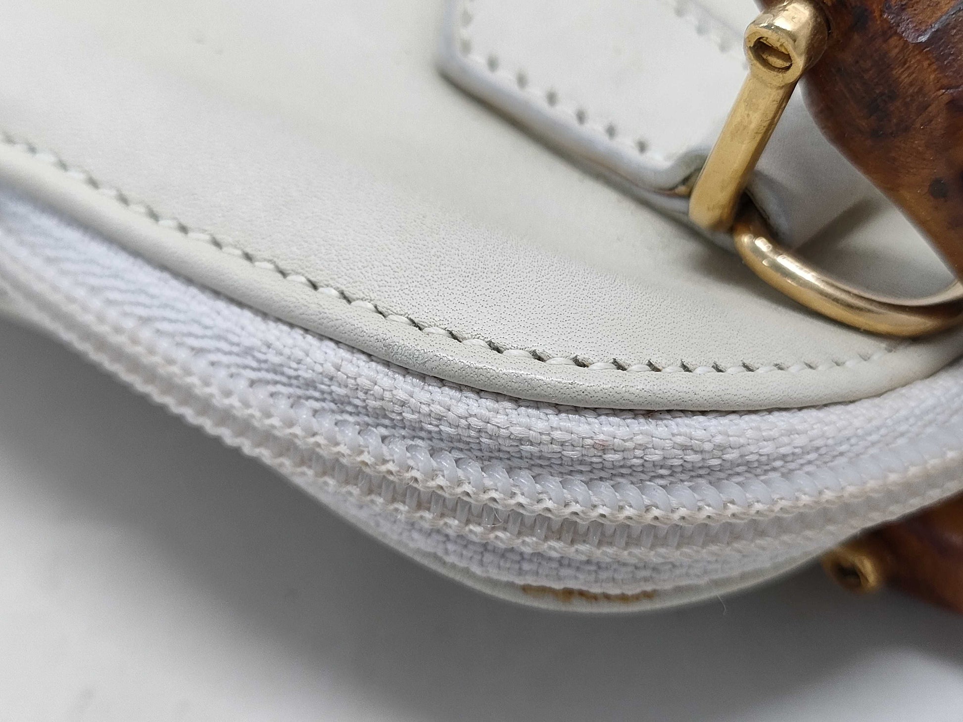 GUCCI Bamboo 007 1014 0231 2-Way Bag Handbag