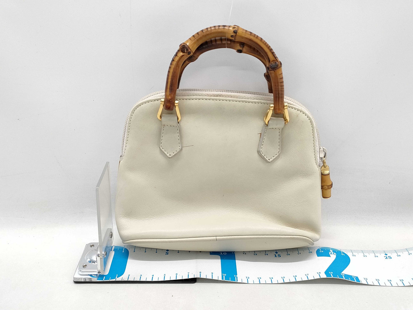 GUCCI Bamboo 007 1014 0231 2-Way Bag Handbag