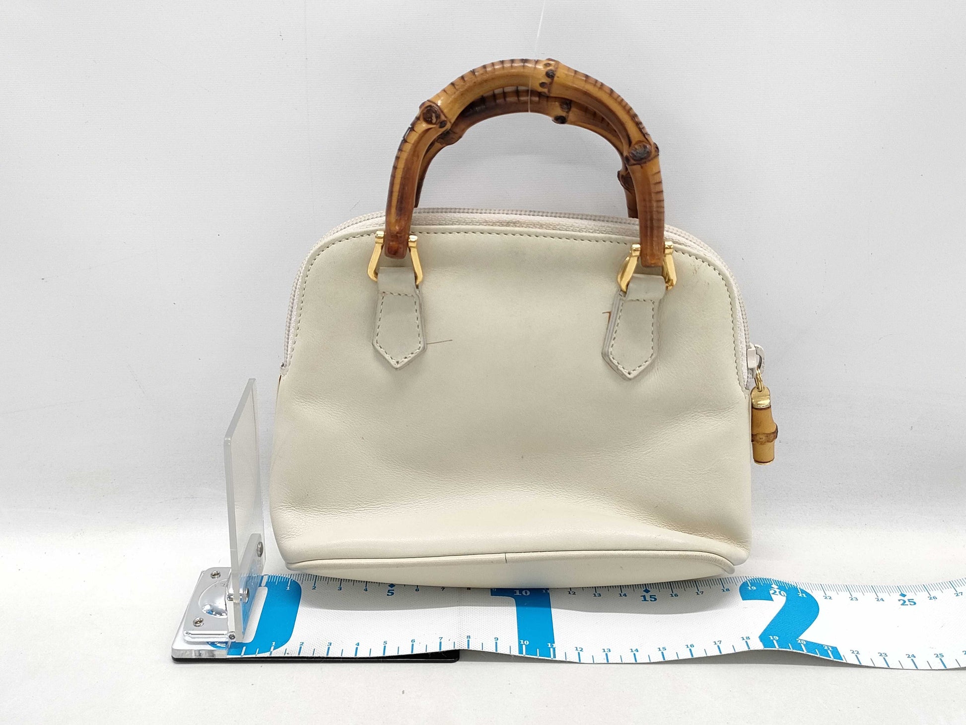 GUCCI Bamboo 007 1014 0231 2-Way Bag Handbag