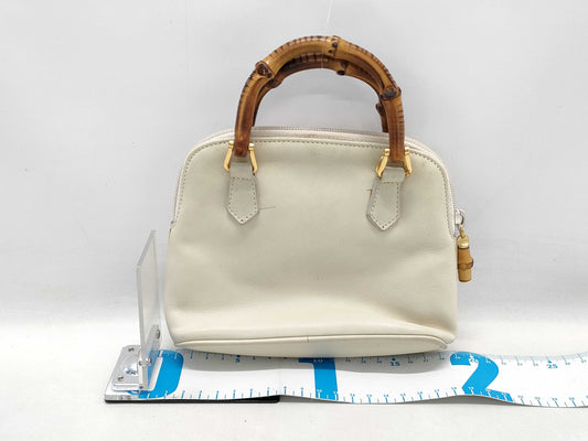 GUCCI Bamboo 007 1014 0231 2-Way Bag Handbag