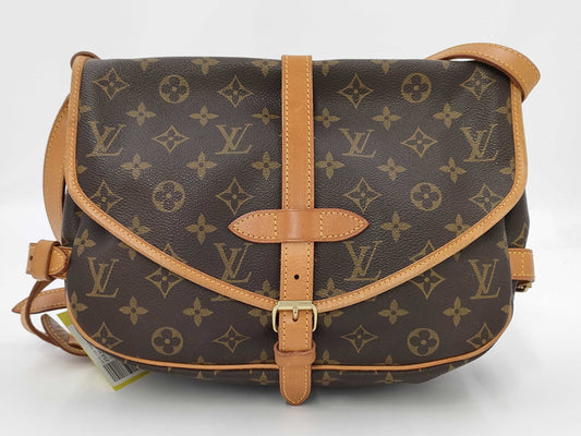 LOUIS VUITTON Monogram M42256 / Saumur 30 / 1993 Shoulder Bag