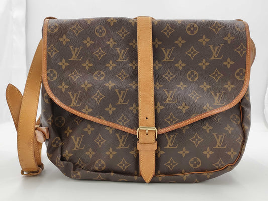 LOUIS VUITTON Monogram Saumur Shoulder Bag