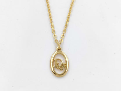 Dior logo necklace necklace