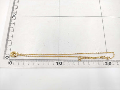Dior logo necklace necklace