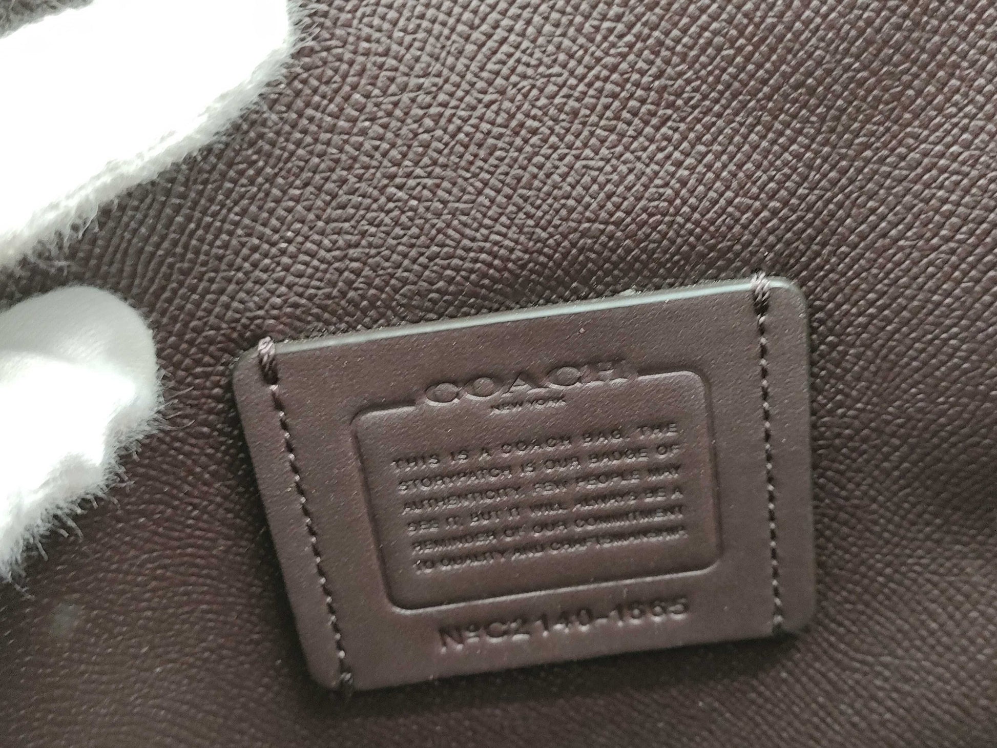 COACH Signature PVC Tote Bag 1665 Tote Bag