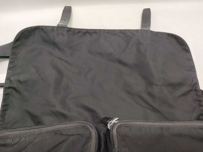 PRADA nylon messenger shoulder bag