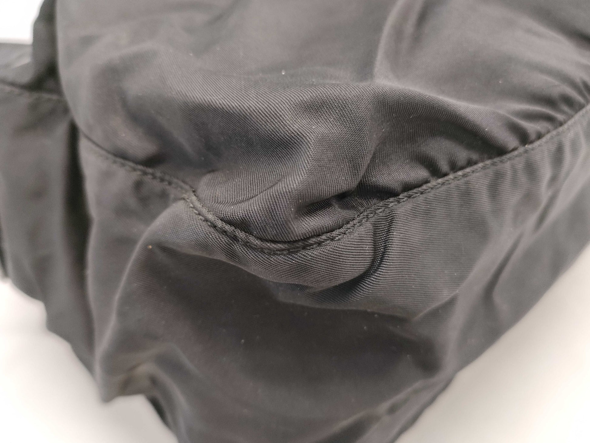 PRADA nylon messenger shoulder bag