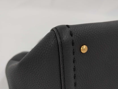 Valentino Garavani / 3-way / Leather handbag / GD logo / Black handbag