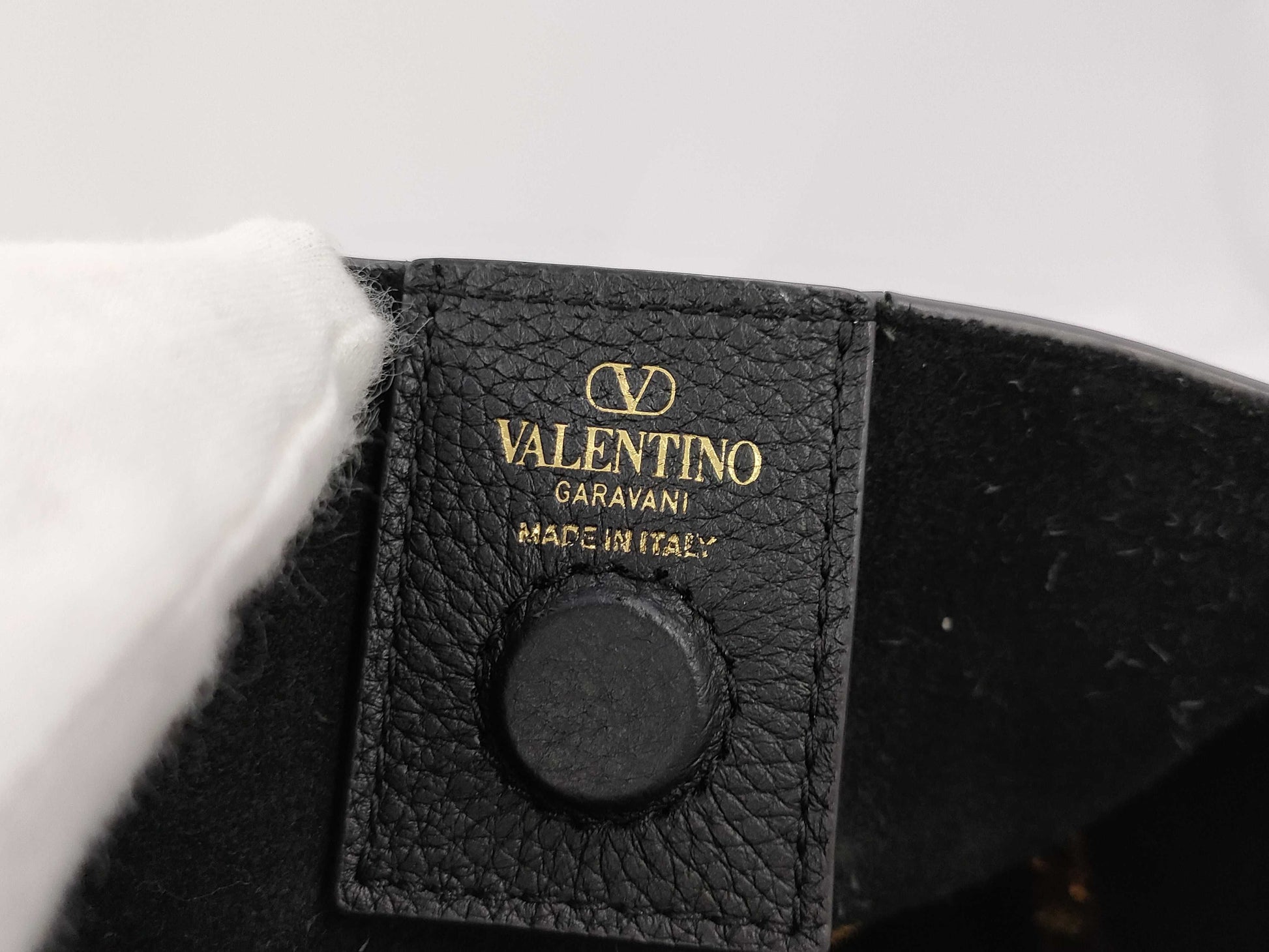 Valentino Garavani / 3-way / Leather handbag / GD logo / Black handbag