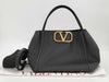 Valentino Garavani / 3-way / Leather handbag / GD logo / Black handbag