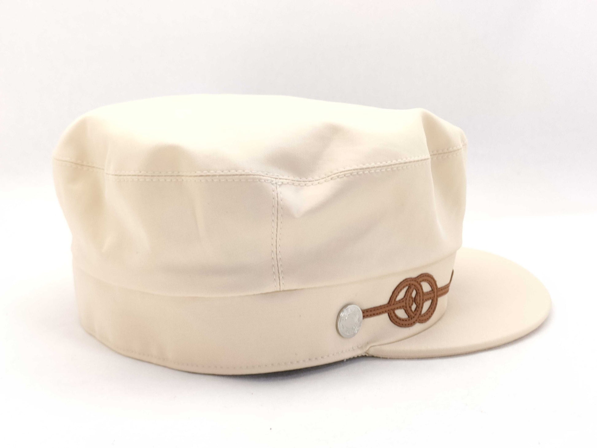 HERMES White Casquette Other Accessories