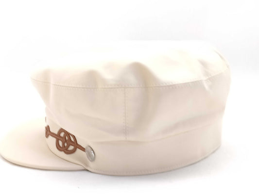 HERMES White Casquette Other Accessories