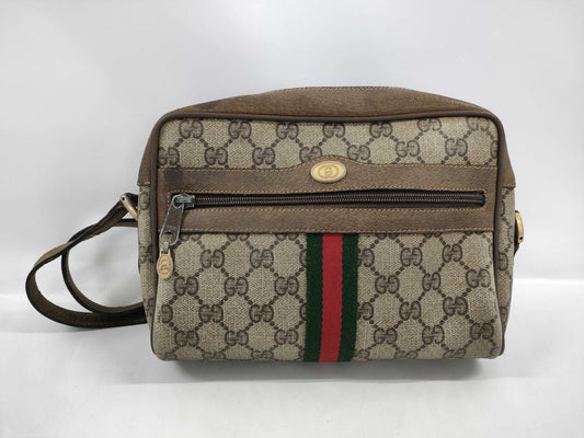 GUCCI Old Gucci Sherry Line Shoulder Bag