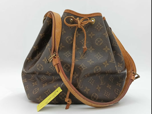 LOUIS VUITTON Monogram Petit Noe Handbag