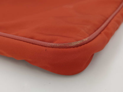 PRADA Nylon Shoulder Bag/Orange/Shoulder Bag