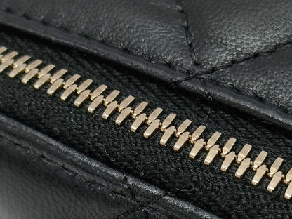 CHANEL Lambskin Vanity Mini Top Handle 2-Way Shoulder Bag
