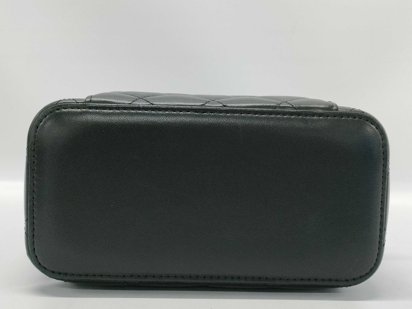 CHANEL Lambskin Vanity Mini Top Handle 2-Way Shoulder Bag