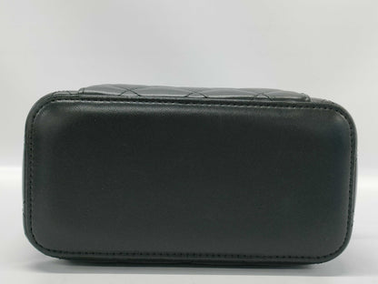 CHANEL Lambskin Vanity Mini Top Handle 2-Way Shoulder Bag