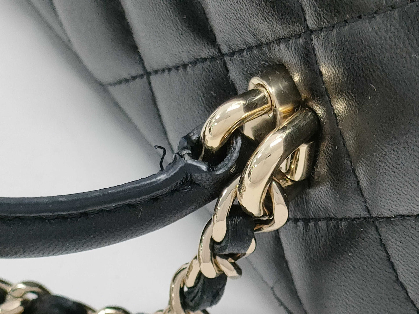 CHANEL Lambskin Vanity Mini Top Handle 2-Way Shoulder Bag
