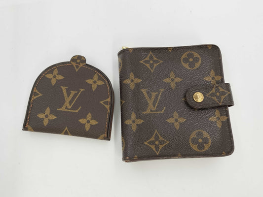 LOUIS VUITTON Monogram Small 2-Piece Wallet