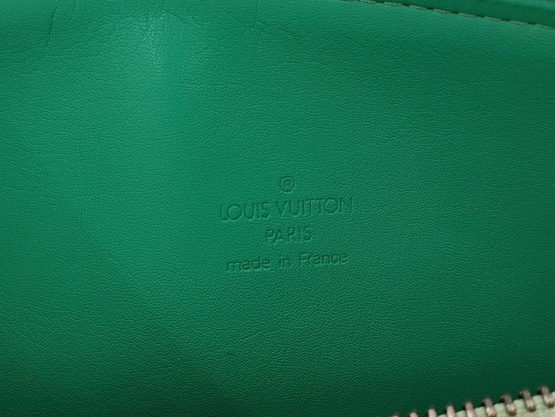 LOUIS VUITTON Vernis Bedford Green Handbag
