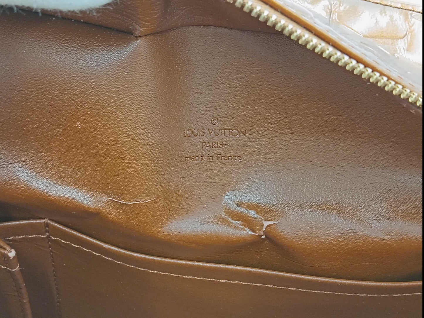 LOUIS VUITTON Vernis Tompkins Square Handbag