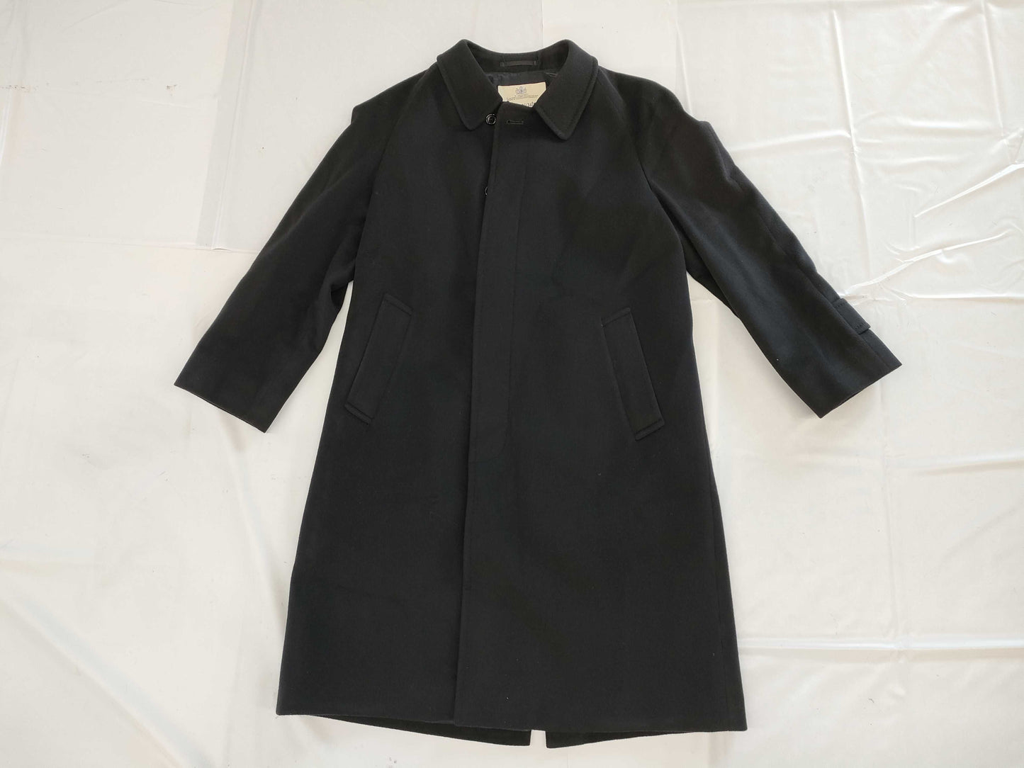 Aquascutum Men's 100% Cashmere Long Coat